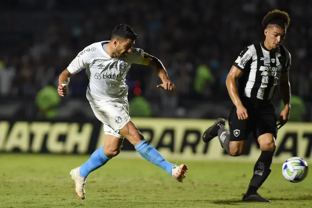 Suárez foi o grande nome do Grêmio contra o Botafogo (Foto: Alexandre Durão / Grêmio / Divulgação)