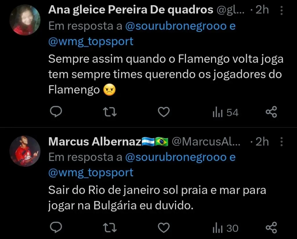 Repercussão via Twitter