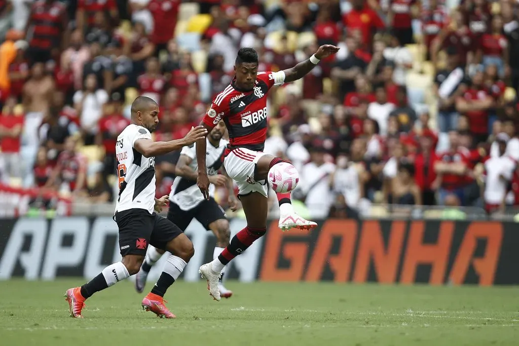 Bruno Henrique vs Vasco. (Photo by Wagner Meier/Getty Images)