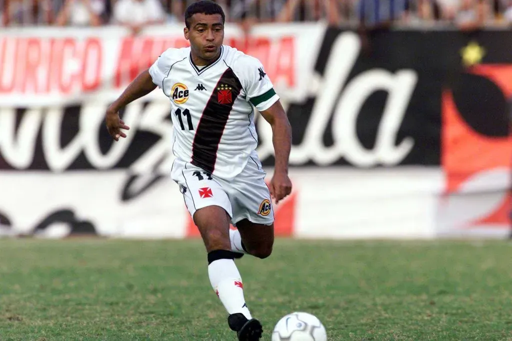 Romário em 2000, ainda pelo Vasco(Foto: Credit: Allsport/ALLSPORT)