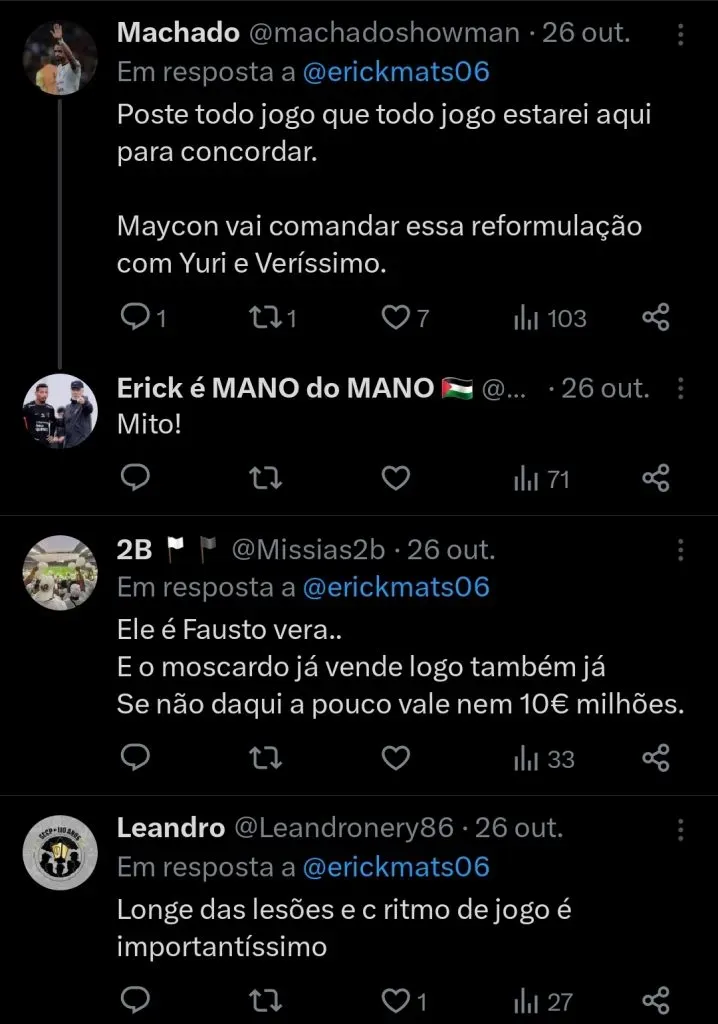 Repercussão via Twitter