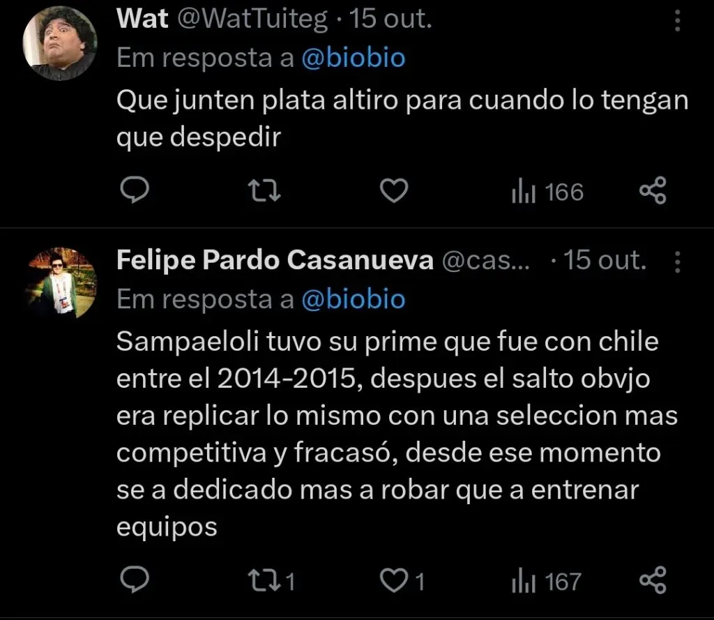 Repercussão via Twitter