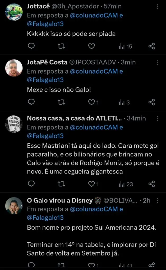 Repercussão via Twitter