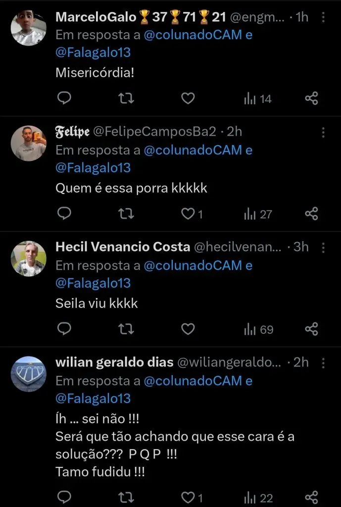 Repercussão via Twitter