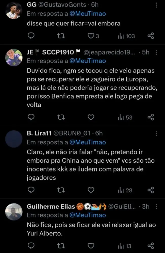 Repercussão via Twitter