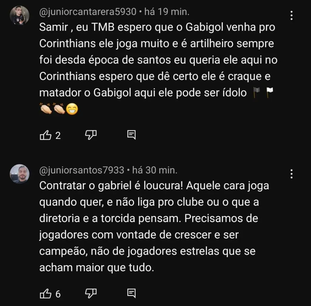Repercussão via YouTube