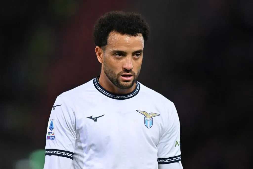 Felipe Anderson em ação pela Lazio. (Photo by Alessandro Sabattini/Getty Images)