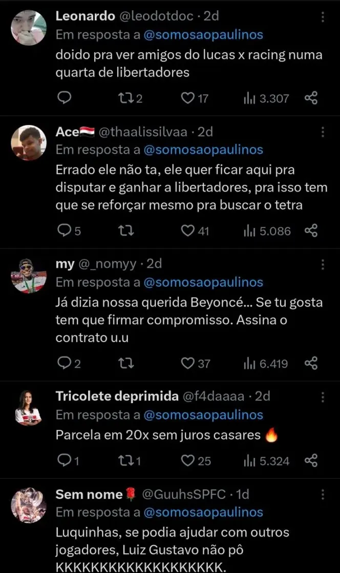Repercussão via Twitter