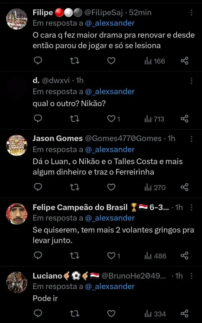 Repercussão via Twitter