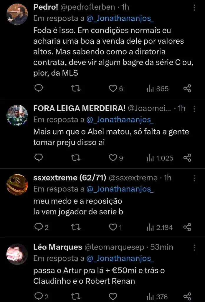 Repercussão via Twitter
