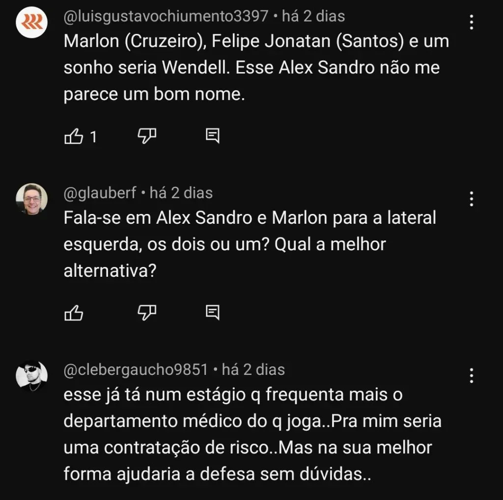 Repercussão via YouTube