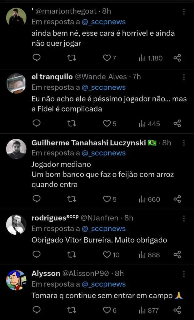Repercussão via Twitter