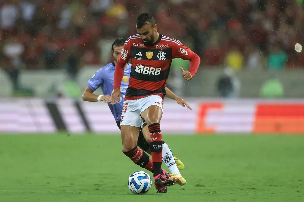 Fabrício Bruno em ação pelo Flamengo. (Photo by Buda Mendes/Getty Images)
