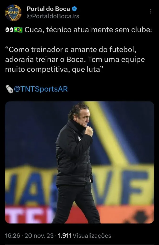 Repercussão via Twitter