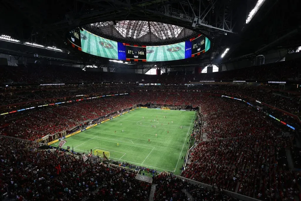 Mercedes-Benz Stadium . (Photo by Michael Zarrilli/Getty Images)