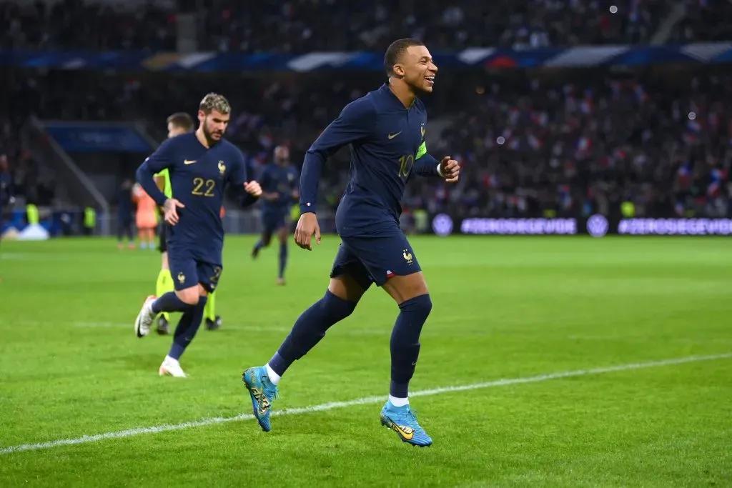 Mbappé. (Photo by Mike Hewitt/Getty Images)