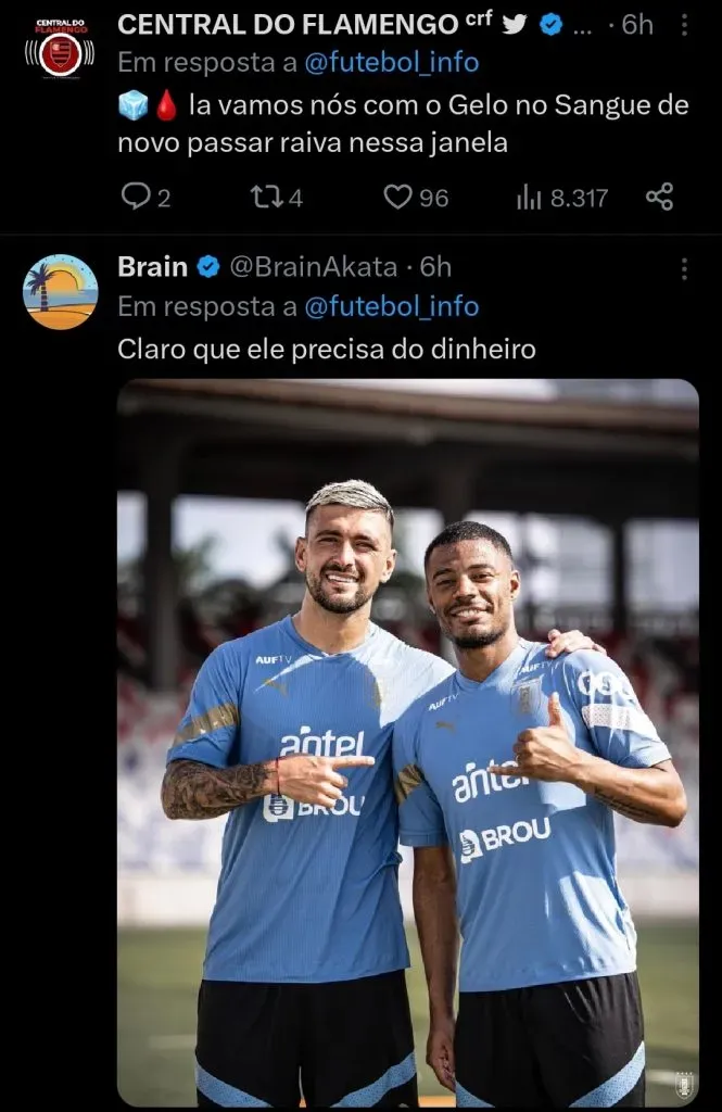 Repercussão via Twitter