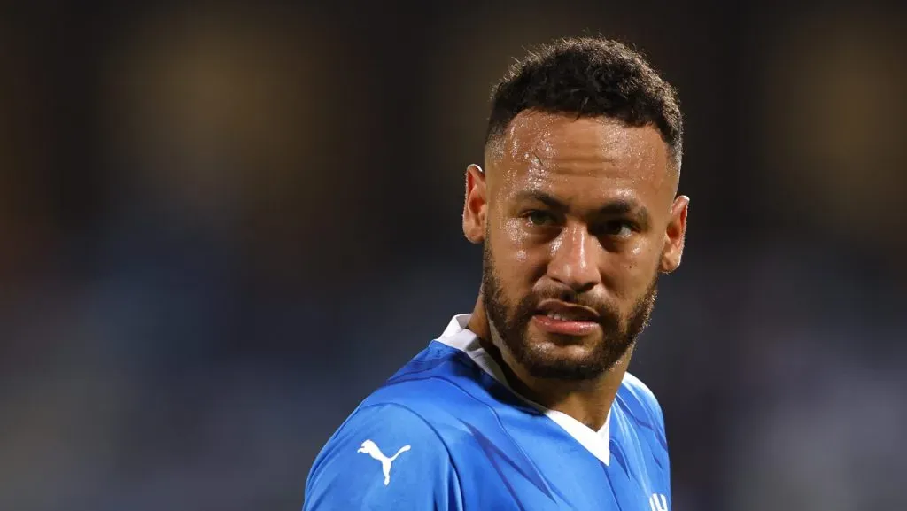 Neymar pelo Al Hilal. (Photo by Francois Nel/Getty Images)