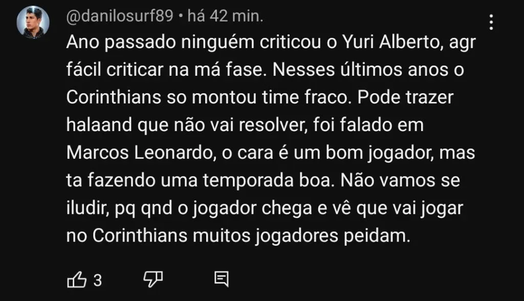Repercussão via YouTube