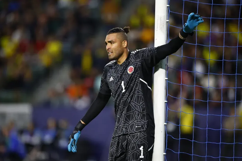 Alvaro Montero em ação pela Seleção da Colômbia – (Photo by Ronald Martinez/Getty Images)