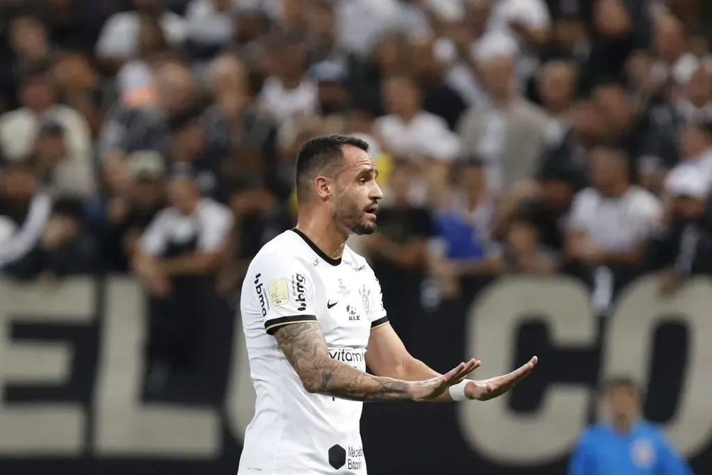 Renato Augusto pelo Corinthians. (Photo by Ricardo Moreira/Getty Images)