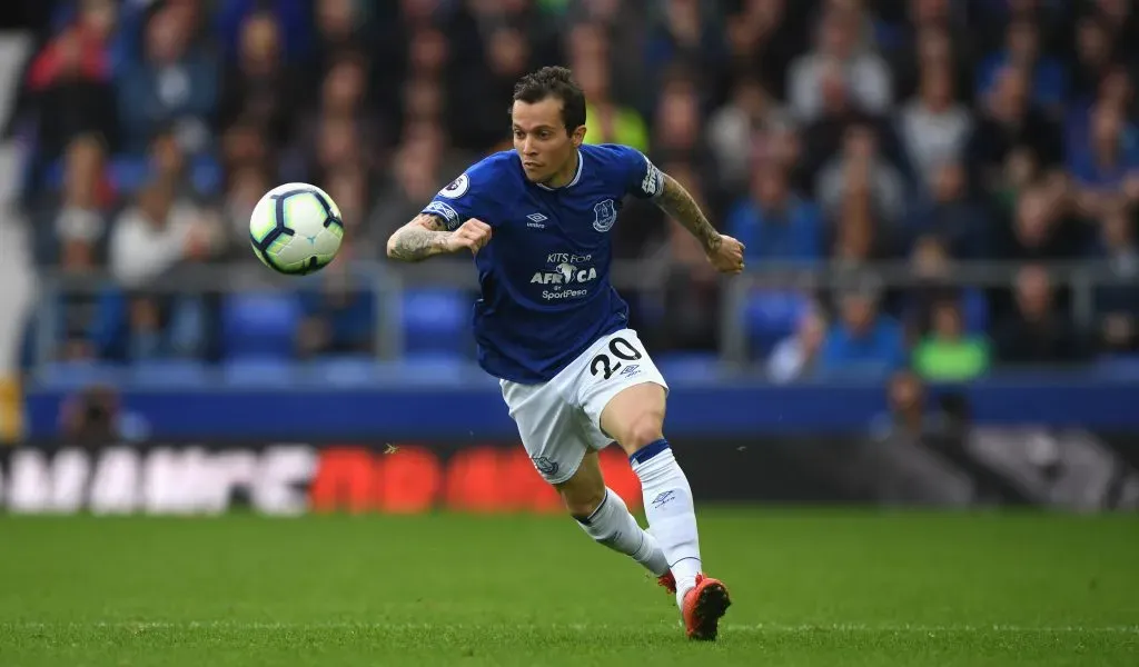 Bernard em ação pelo Everton. (Photo by Stu Forster/Getty Images)