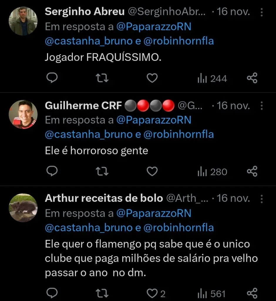 Repercussão via Twitter