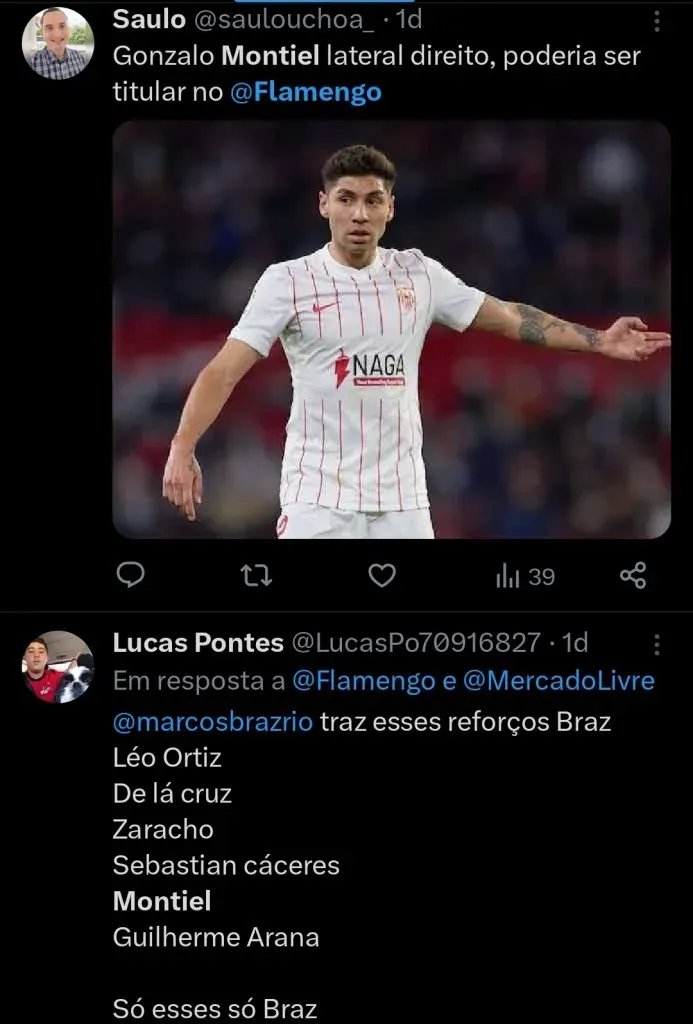 Repercussão via Twitter