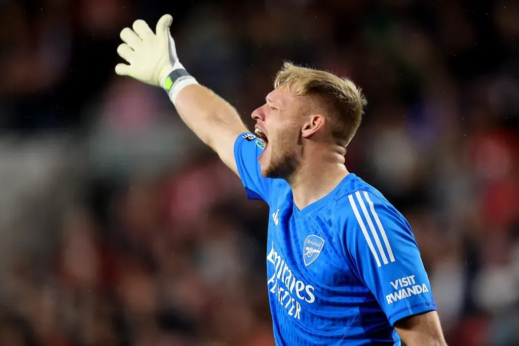 Goleiro se encontra sem espaço no Arsenal. (Photo by Julian Finney/Getty Images)