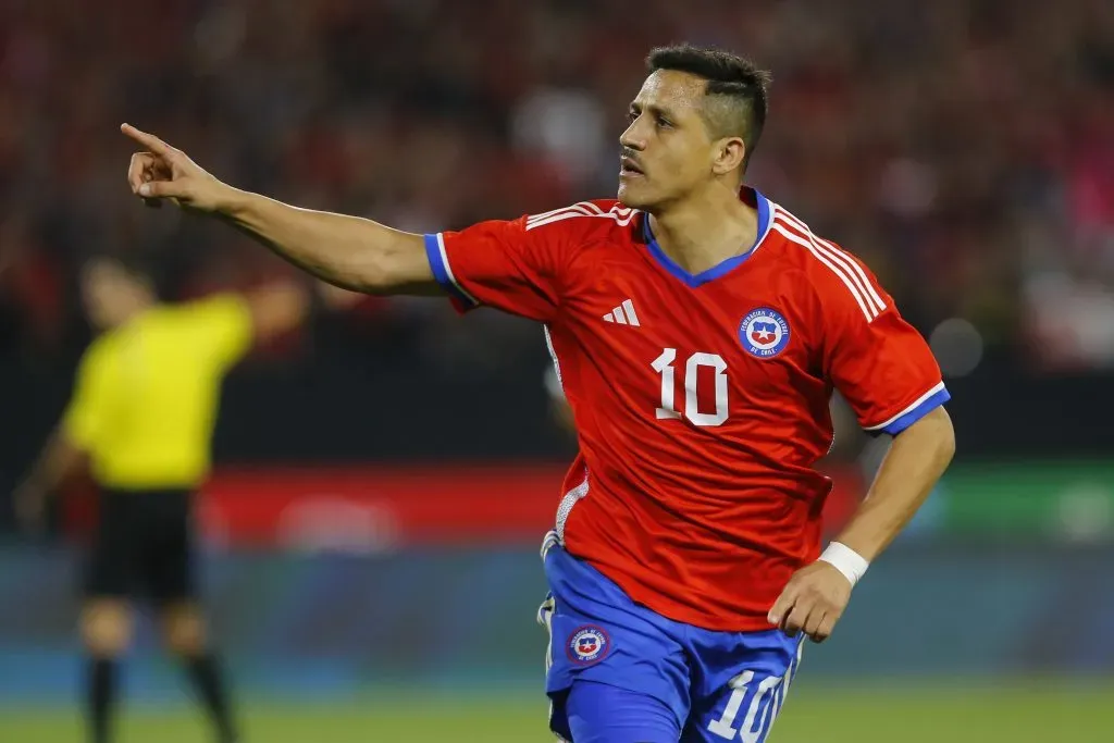 Sánchez em ação pelo Chile (Photo by Marcelo Hernandez/Getty Images)