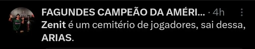 Repercussão via Twitter