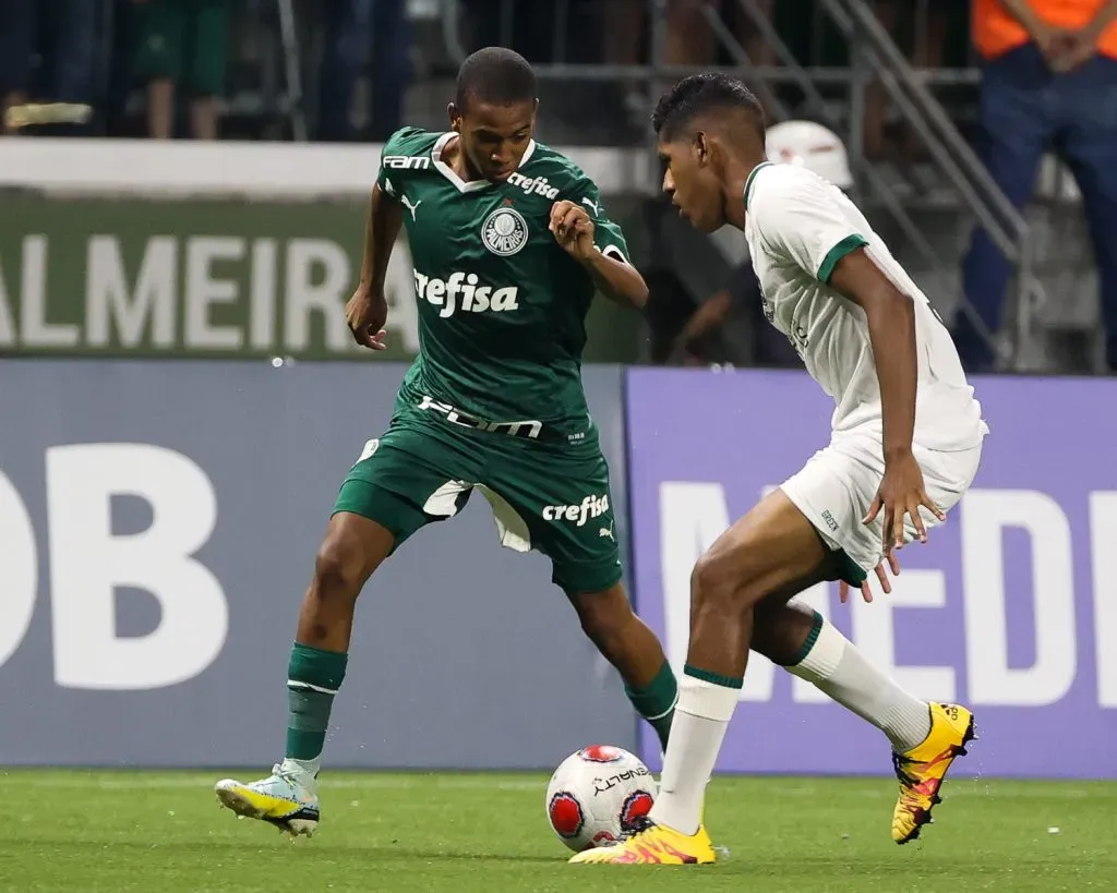 Estevão atuando pelo Palmeiras pela Copa São Paulo. (Foto: Fabio Menotti/Palmeiras/by Canon)