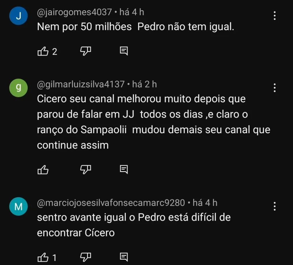 Repercussão via YouTube