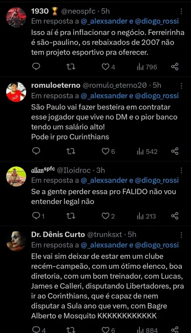Repercussão via Twitter