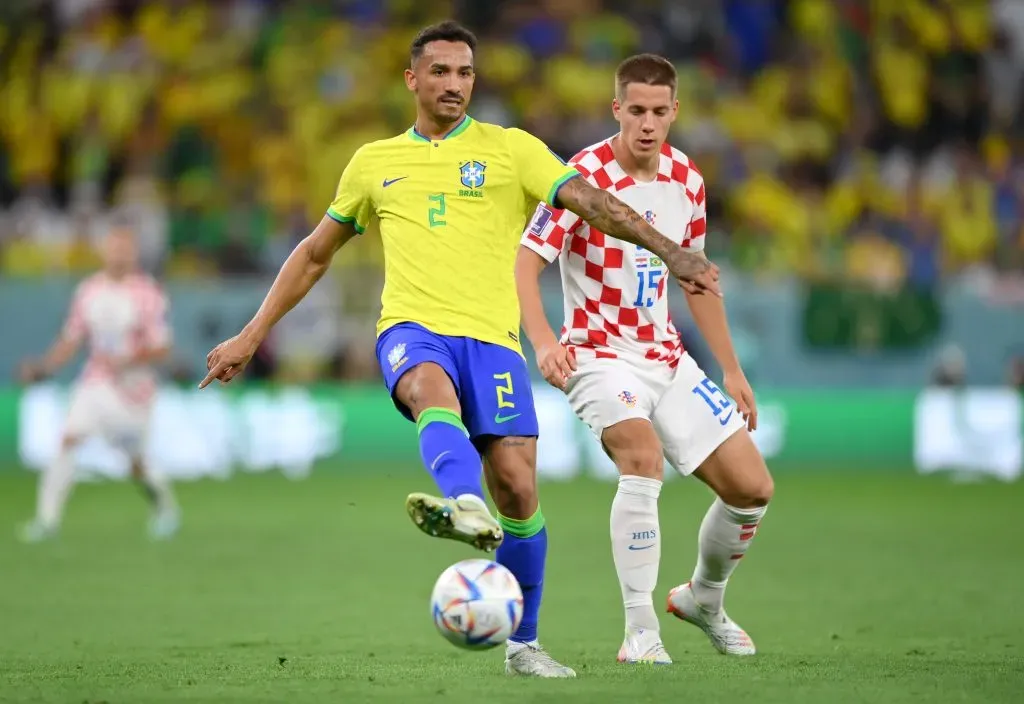 Danilo durante a Copa do Mundo de 2022. (Photo by Justin Setterfield/Getty Images)