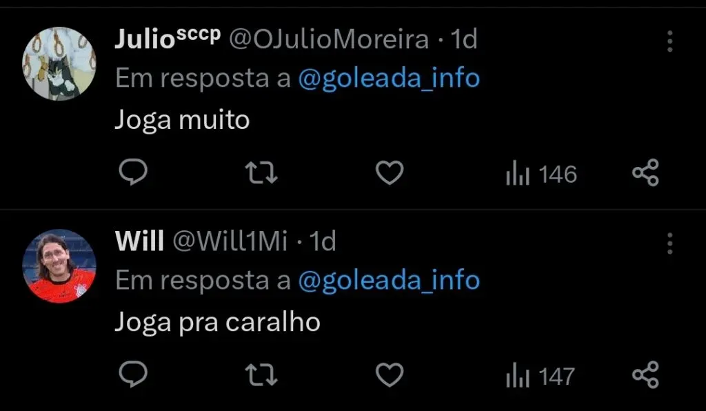 Repercussão via Twitter