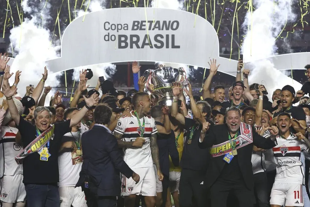 São Paulo campeão da Copa do Brasil. Foto: Flickr Oficial São Paulo FC/Rubens Chiri