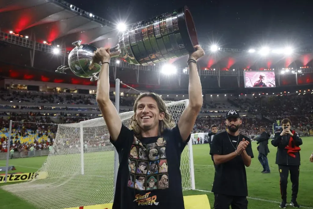 Filipe Luís se despede no Maracanã. Foto: Wagner Meier/Getty Images