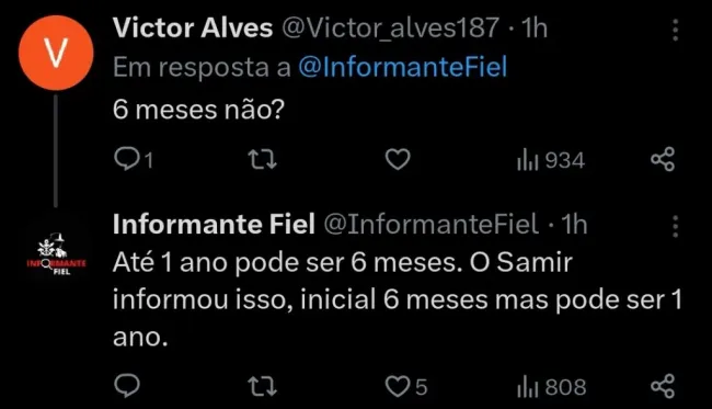 Repercussão via Twitter