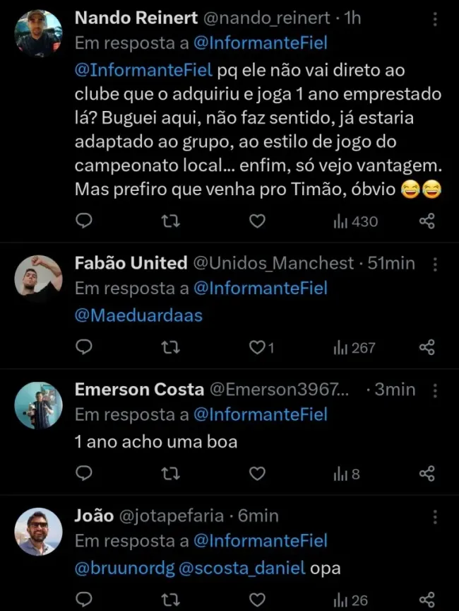 Repercussão via Twitter