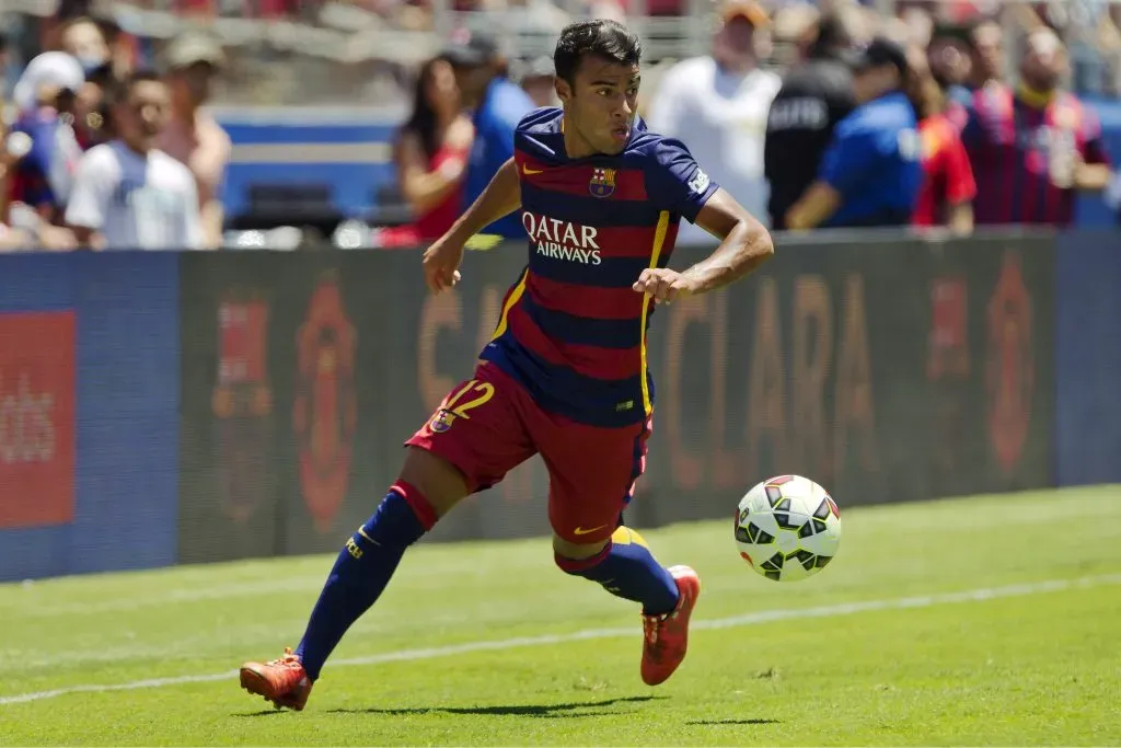 Rafinha pelo Barcelona (Photo by Brian Bahr/Getty Images)