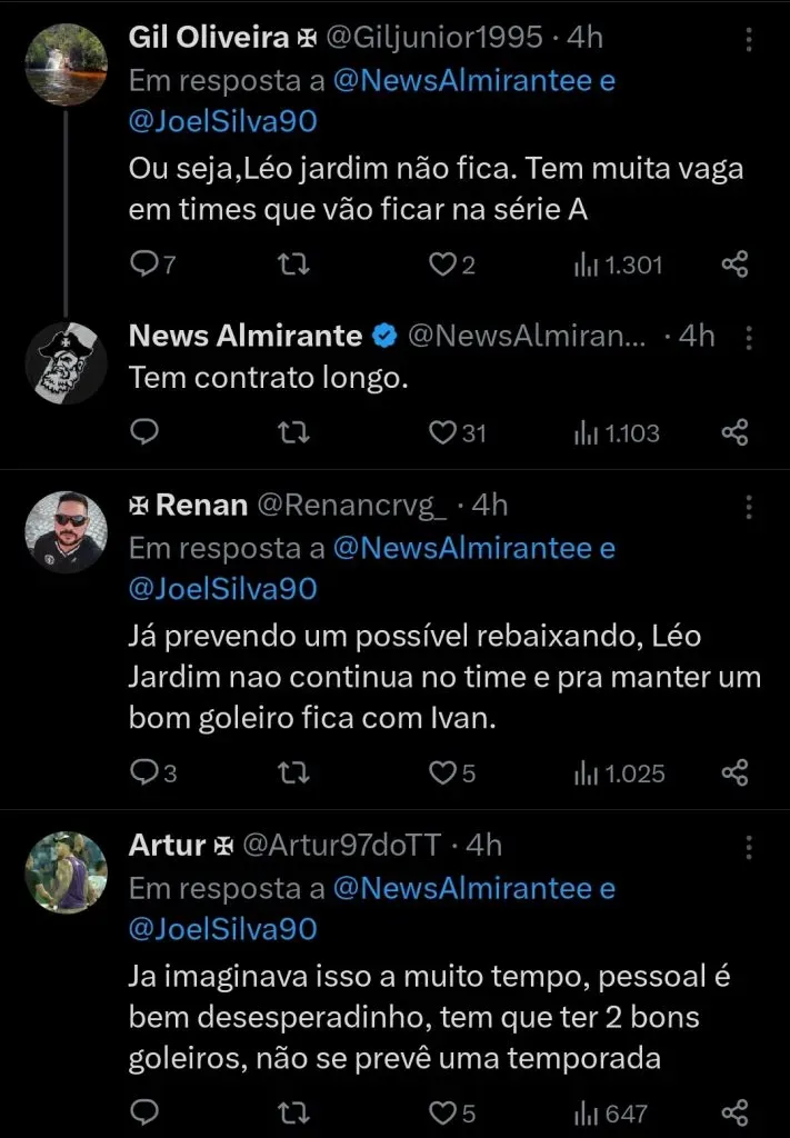 Repercussão via Twitter
