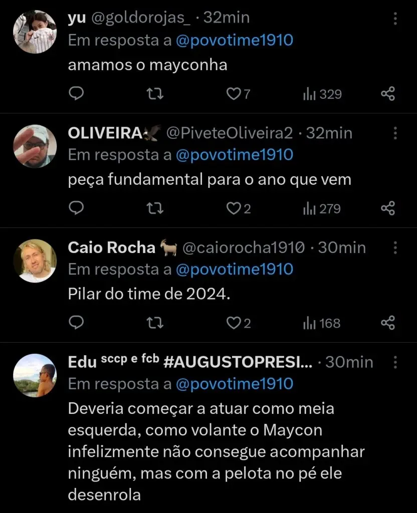 Repercussão via Twitter