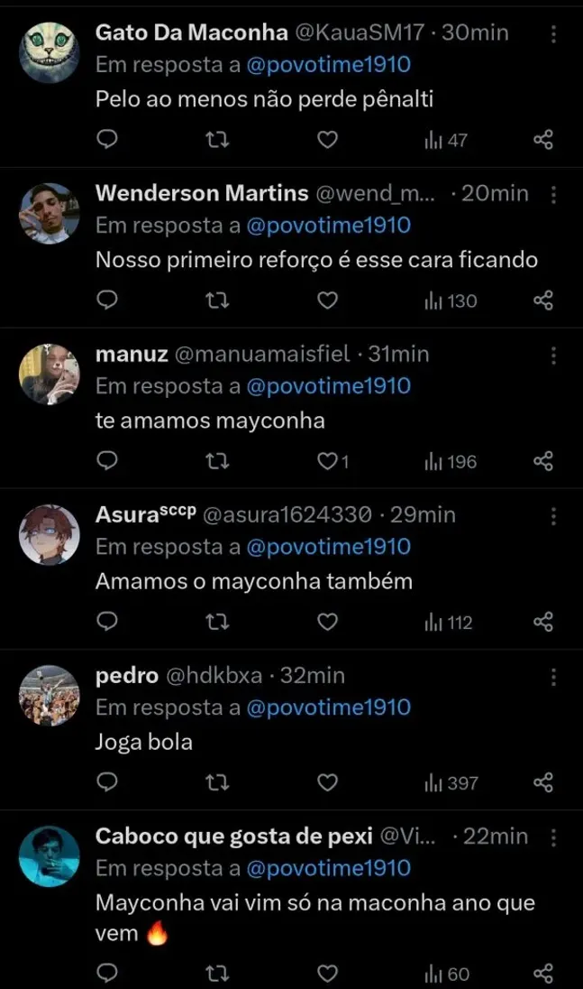 Repercussão via Twitter