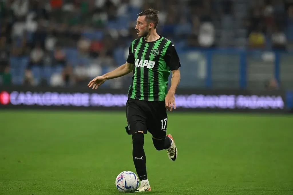 Matías em ação pelo Sassuolo (Photo by Alessandro Sabattini/Getty Images)