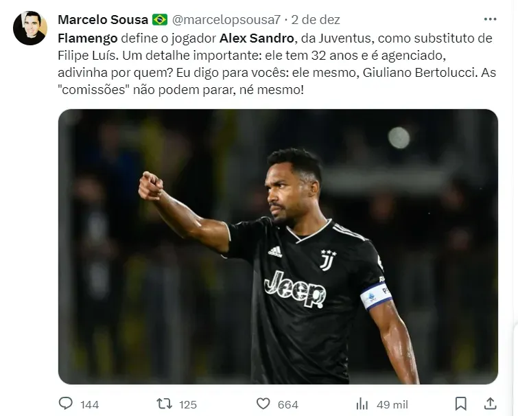 Confira 10 jogadores que podem reforçar o Flamengo em 2024