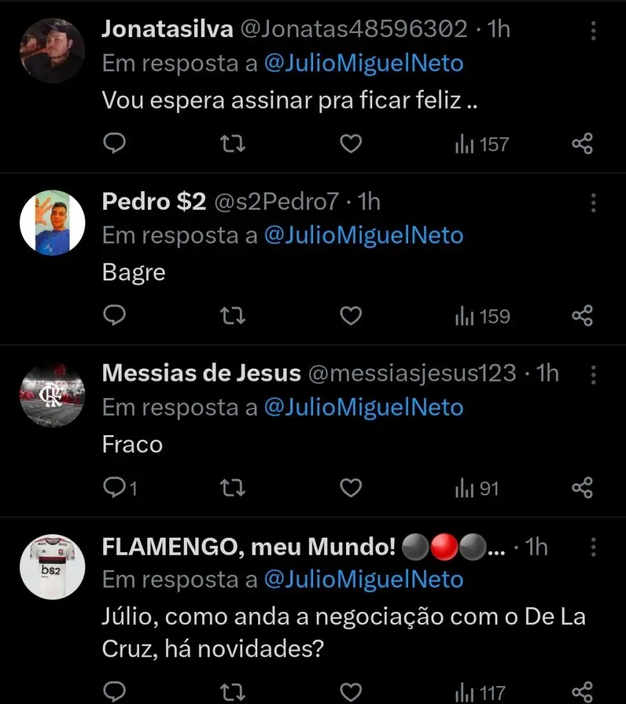 Repercussão via Twitter