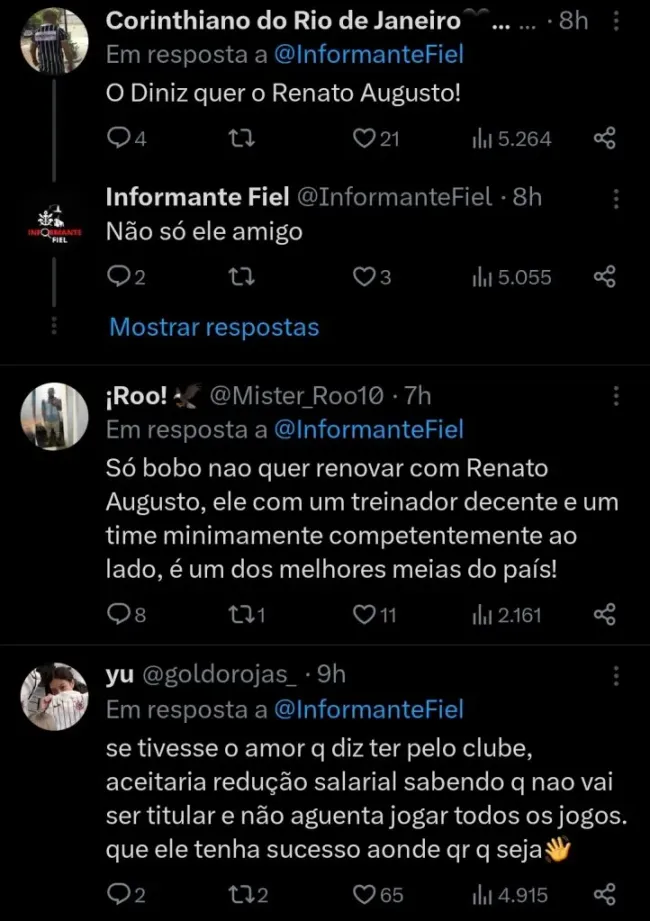 Repercussão via Twitter