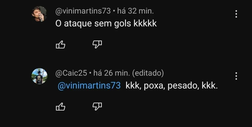 Repercussão via YouTube