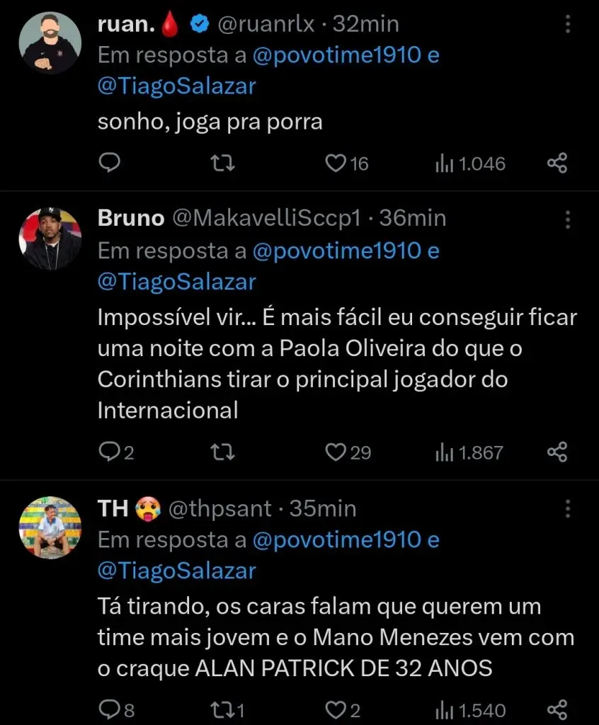 Repercussão via Twitter